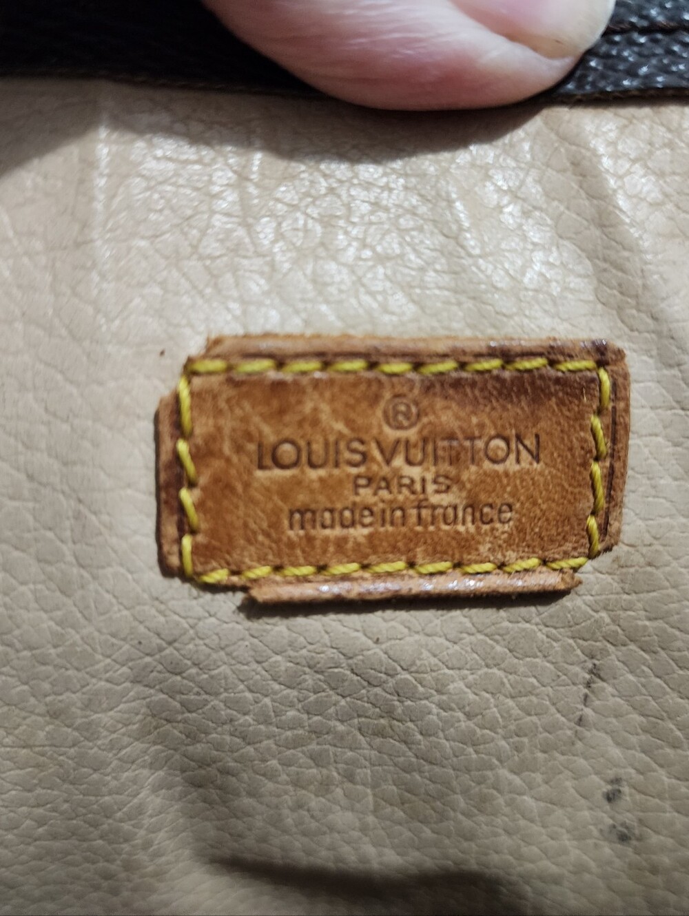 Authentic Louis Vuitton Sac Plat (Replacement Handles Included) - Picture 3 of 12